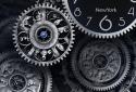 Black world time clock theme screenshot 5