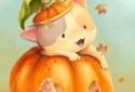Pumpkin Kitten Live Wallpaper screenshot 1