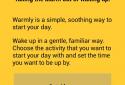 Warmly — An alarm clock screenshot 1