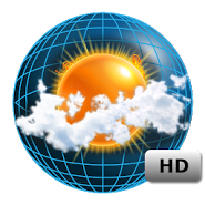 Animated weather map