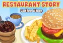 History of the restaurant. A coffee shop screenshot 1