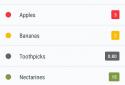 Shopping list screenshot 1