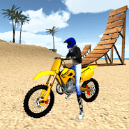 Beach Motocross Jumping 3D
