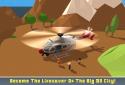 Blocky City Helicopter Heroes screenshot 4