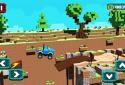 Blocky Car Stunts : Impossible Tracks screenshot 2