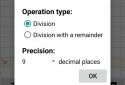 Calculator in a column screenshot 3