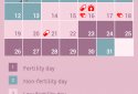 Period calendar screenshot 2