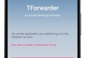 TForwarder - auto forwarding message for telegram screenshot 1