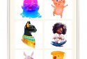 Tie Dye 2 - Color by number. Best coloring pages. screenshot 3