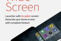 Wide Launcher - 2x wider, tile free decorating screenshot 1