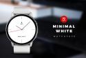 Minimal White Watch Face screenshot 1