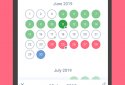 Period tracker, calendar, ovulation, cycle screenshot 2
