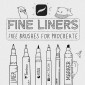 Procreate brush Fine Liners  screenshot 1
