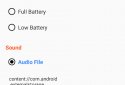 Battery Sound Notification screenshot 2 Battery Sound Notification screenshot 2