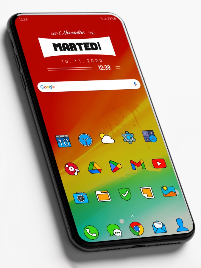 Crispy HD - Icon Pack background