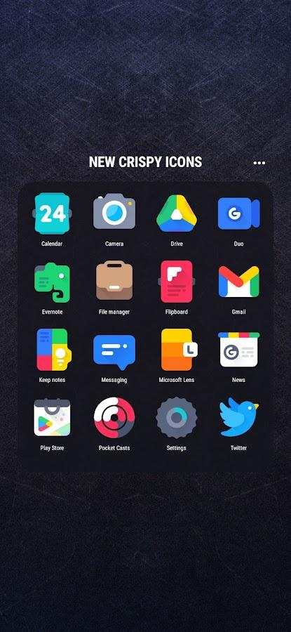 Crispy Icon Pack background
