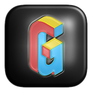Glossy Dark 3D - Icon Pack