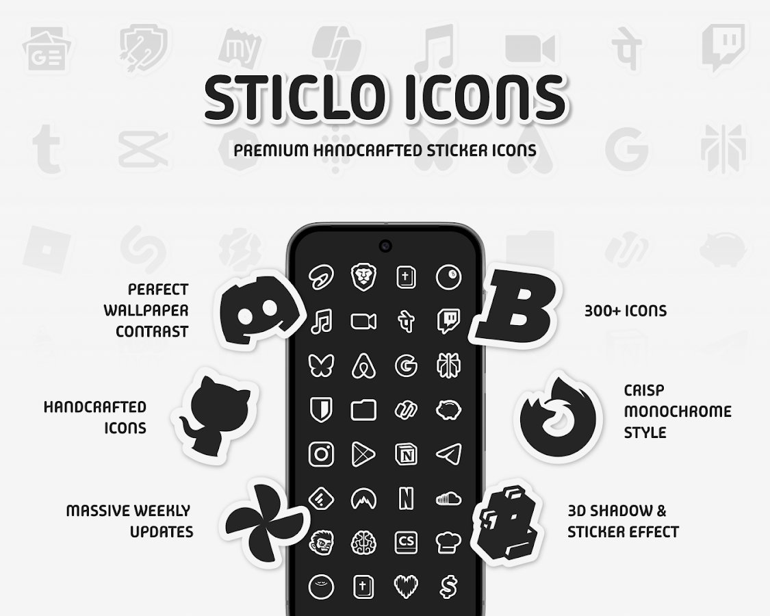 Sticlo Icons background